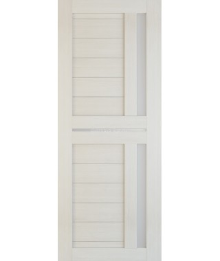 Дверь из экошпона Техно 9 Лиственница (белое стекло) Дверь из экошпона Техно 9 Лиственница (белое стекло)